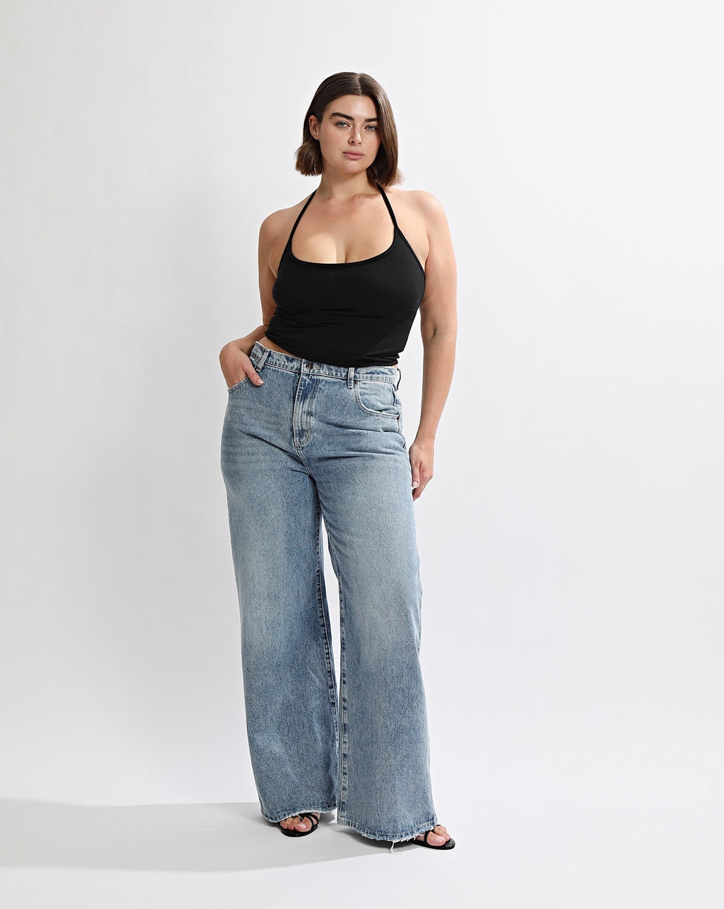 Anna Halter Tank Black