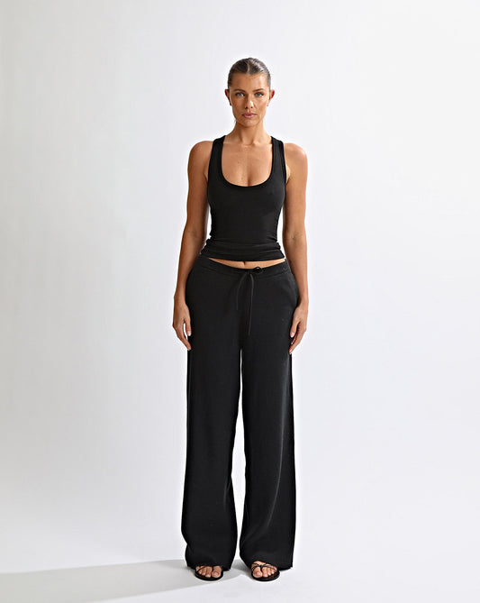 Dion Knit Pants Black Regular/Tall