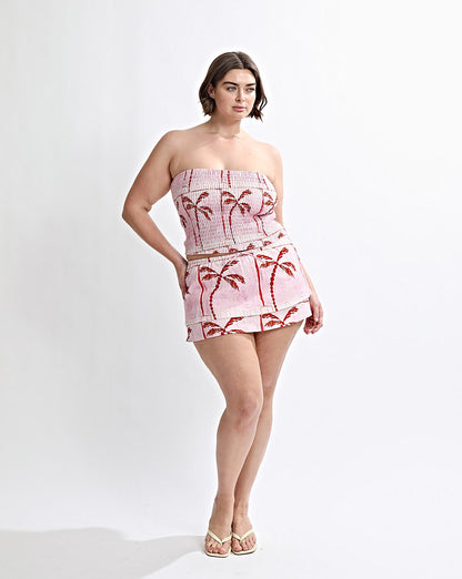 Lola Mini Skirt Pink Tonic