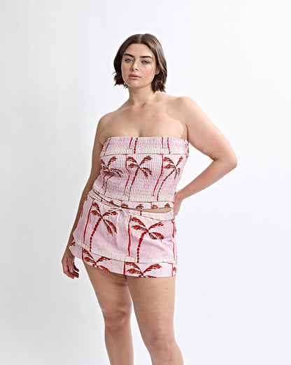 Lola Mini Skirt Pink Tonic