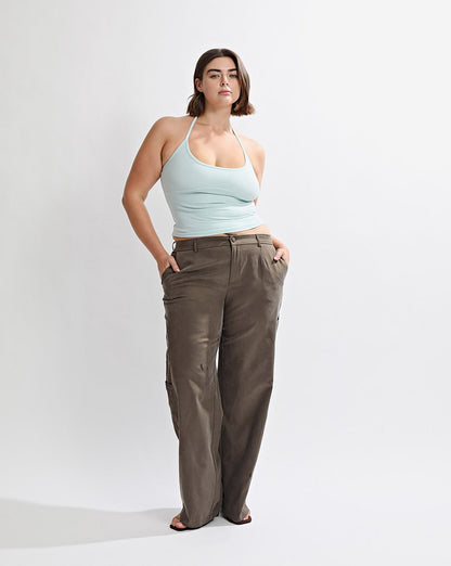 Anna Halter Tank Aqua