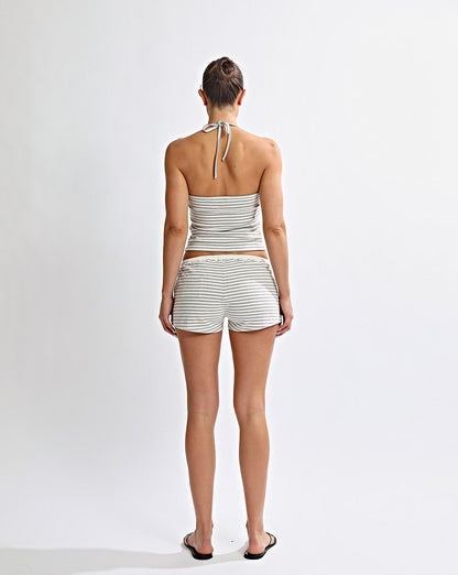 Milan Shorts Grey/White