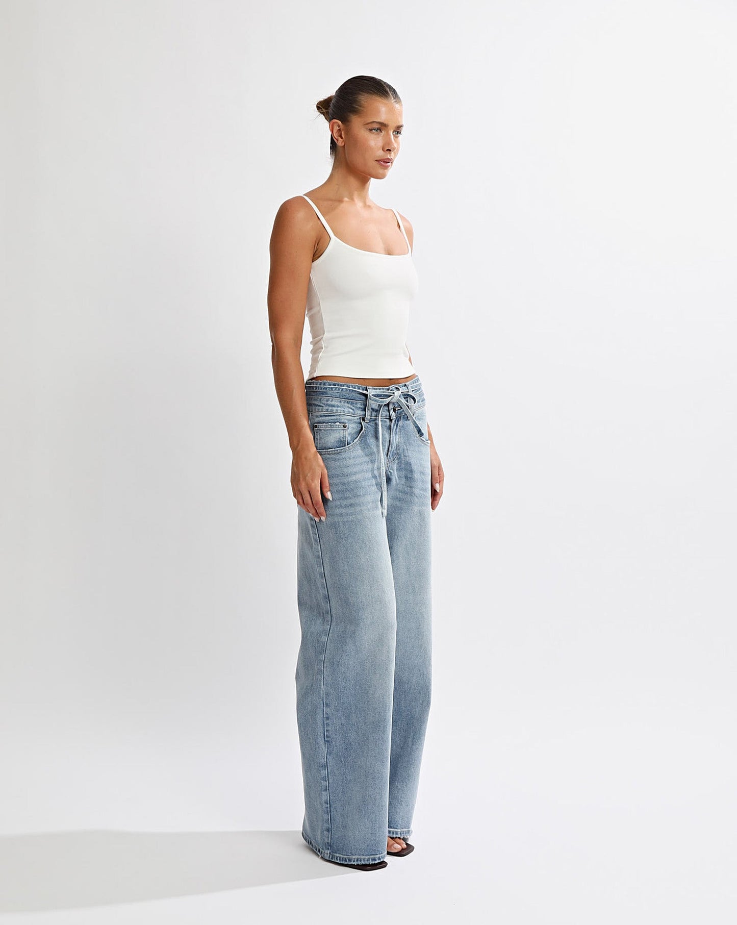 Hansen Baggy Jeans Mid Blue Regular/Tall