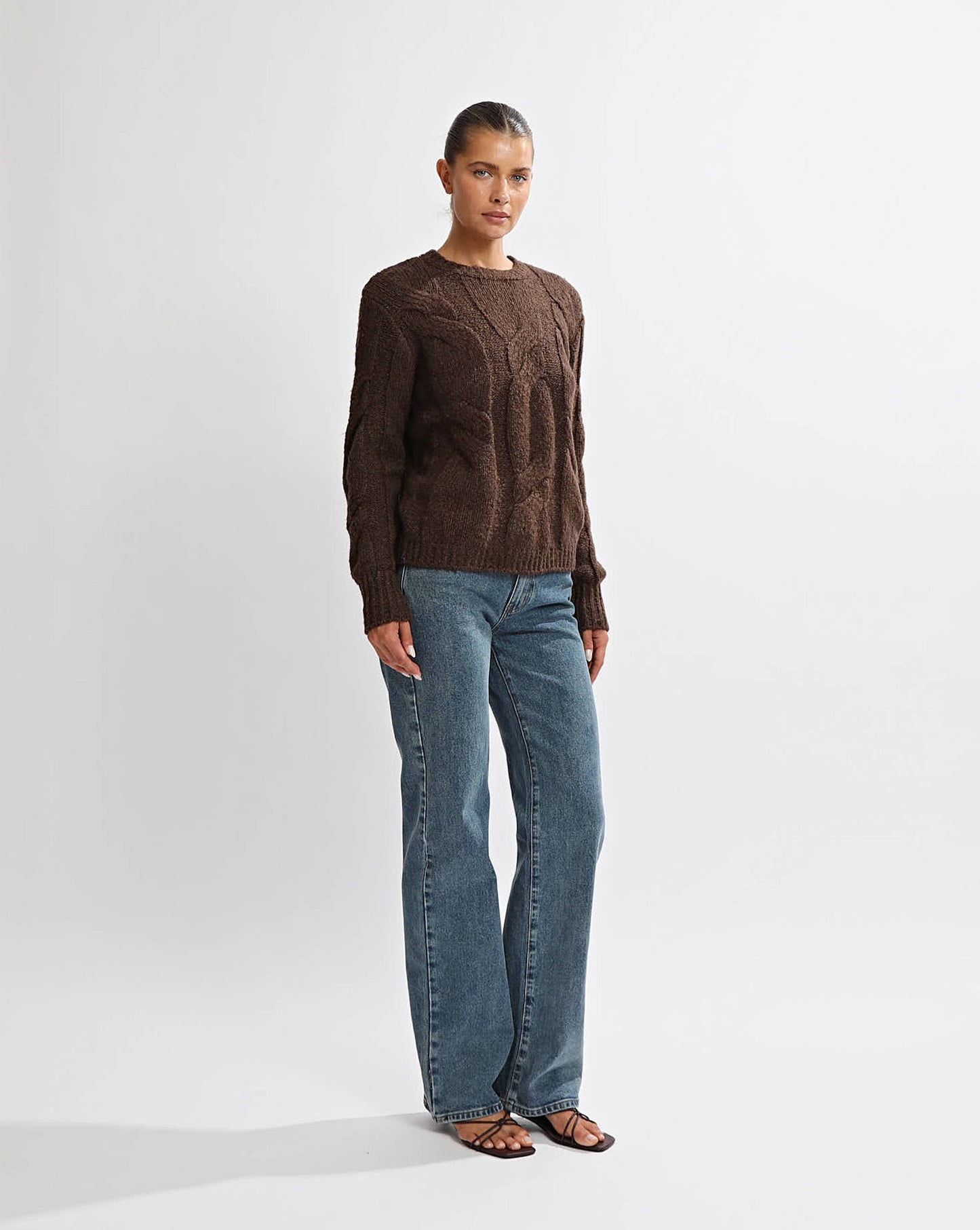 Bambi Knit Jumper Chocolate