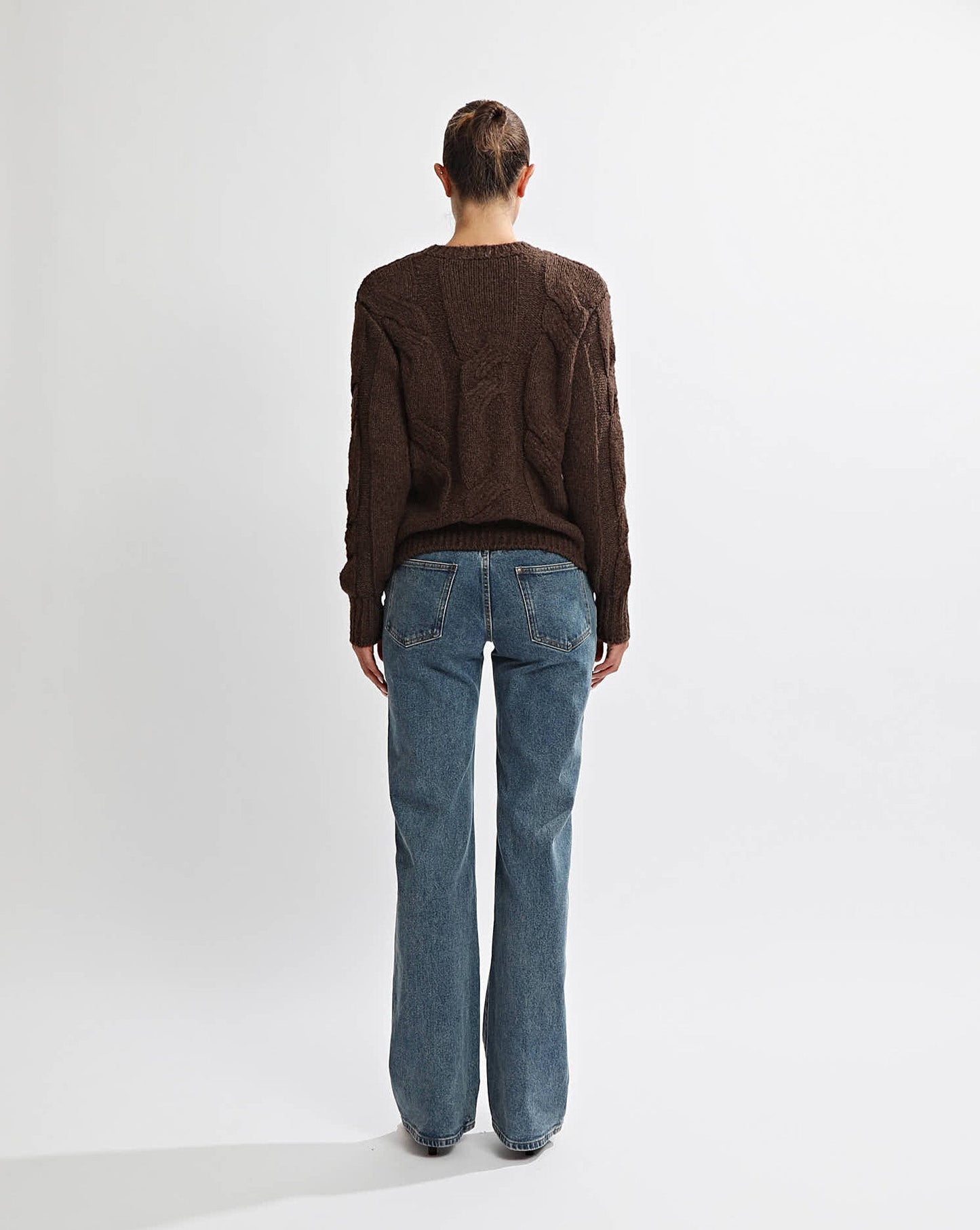 Bambi Knit Jumper Chocolate