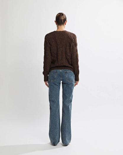 Bambi Knit Jumper Chocolate