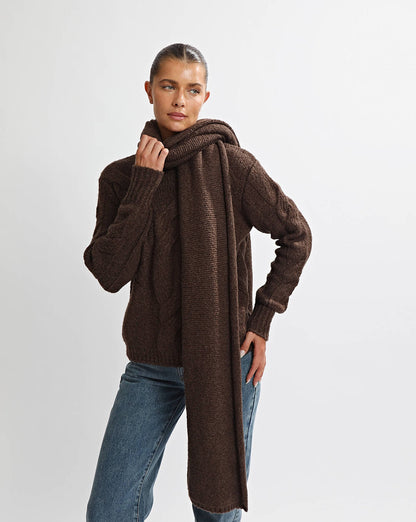 Bambi Knit Jumper Chocolate