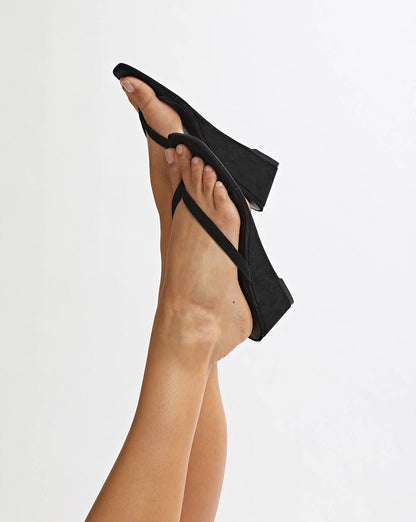 Darcey Wedge Black
