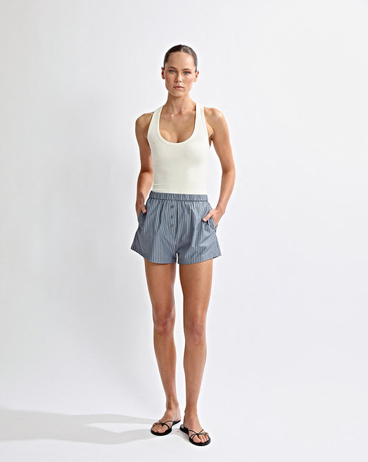 Rowan Shorts Steel Stripe