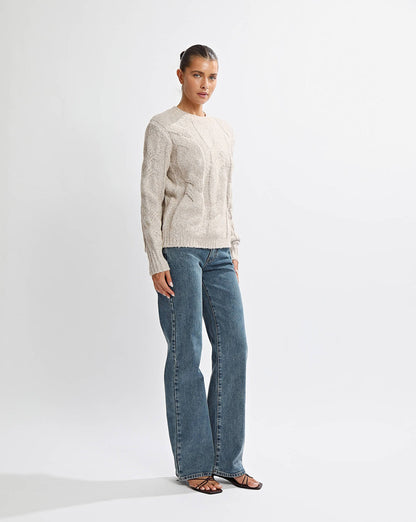 Bambi Knit Jumper Beige