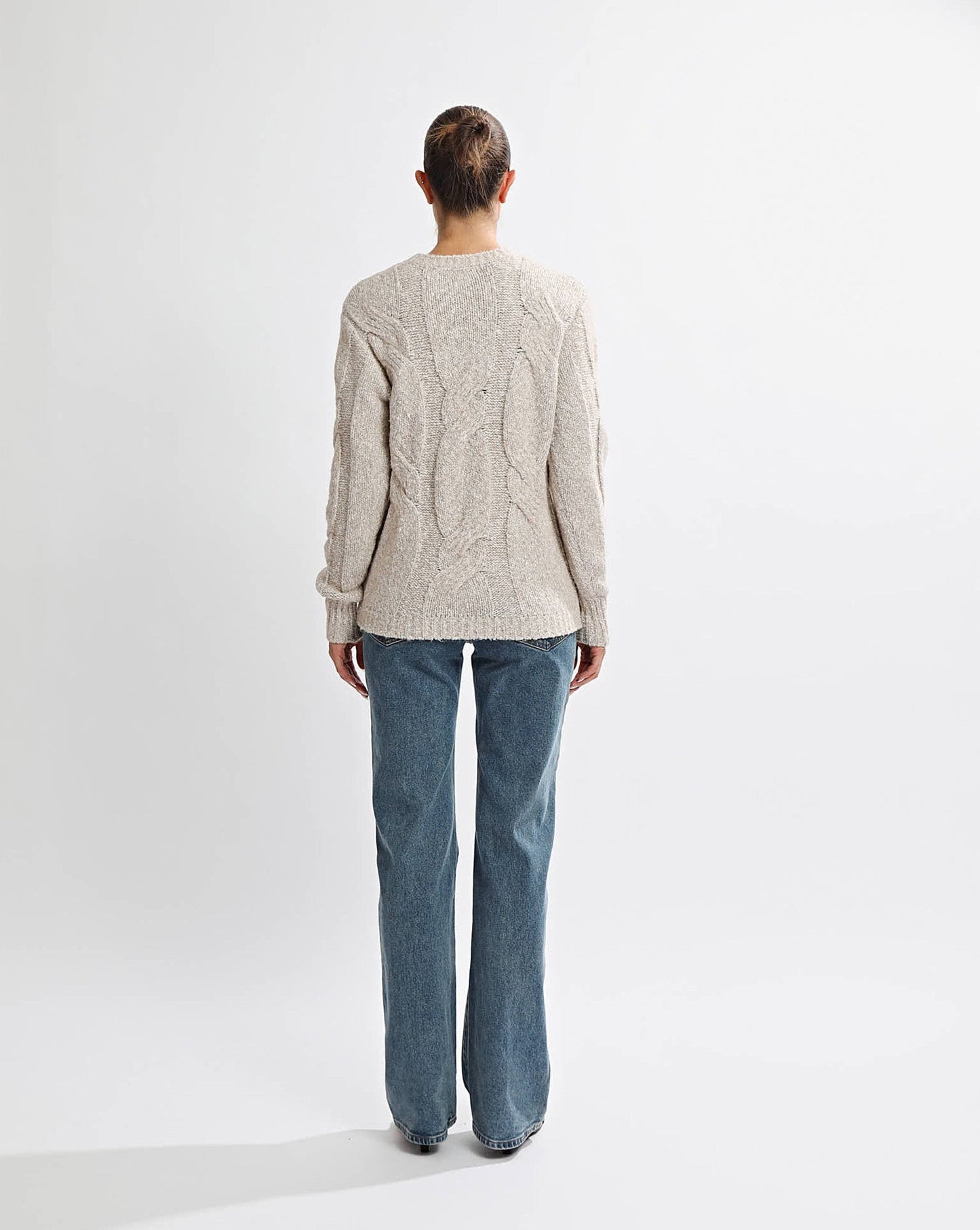Bambi Knit Jumper Beige