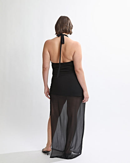 Sage Halter Top Black