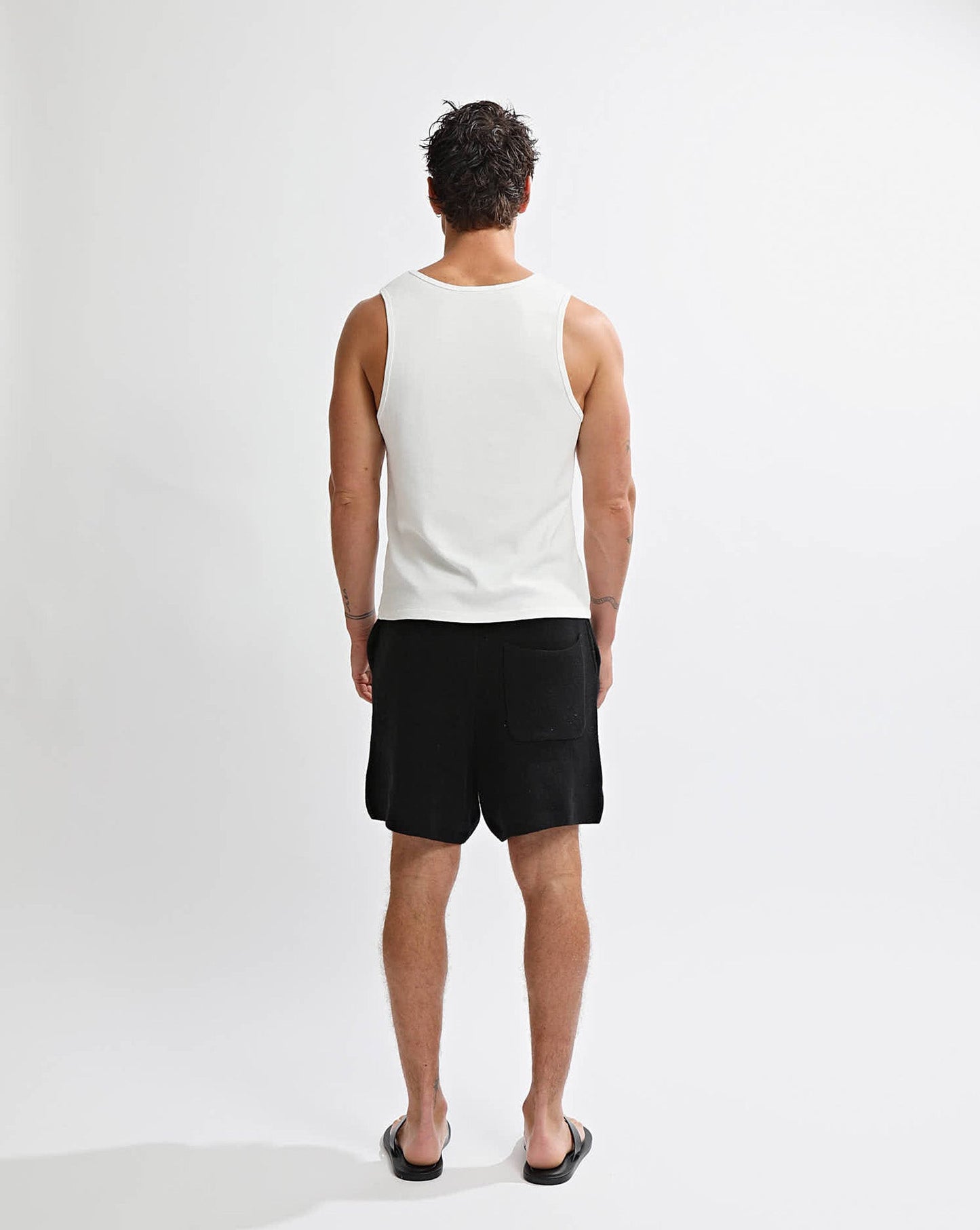Sasha Knit Shorts Black