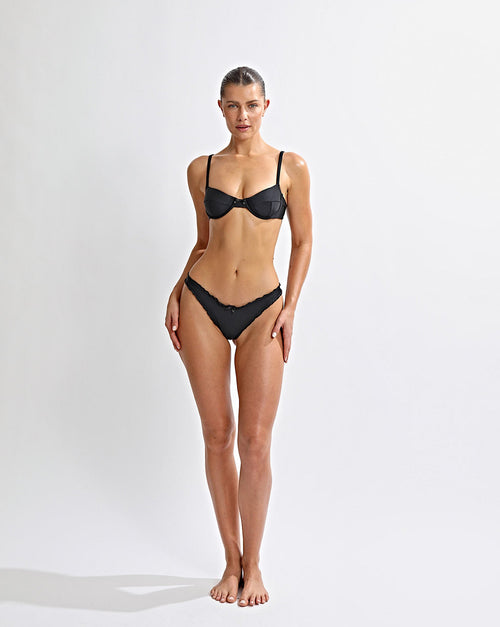 Karlo Bikini Bottom Black