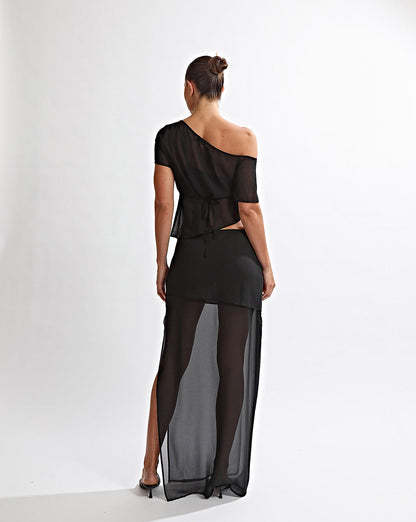 Josephine Maxi Skirt Black