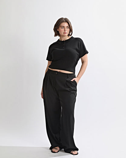 Naomi Trousers Black Regular/Tall