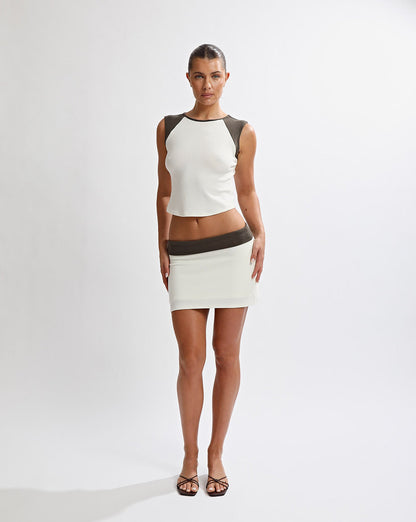 Charlie Mini Skirt Cream