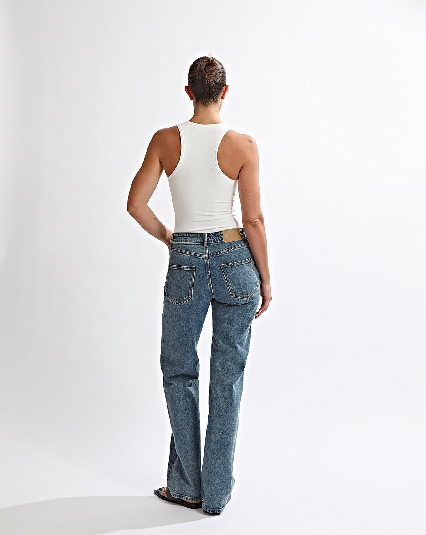 Layton Jeans Classic Blue Cropped