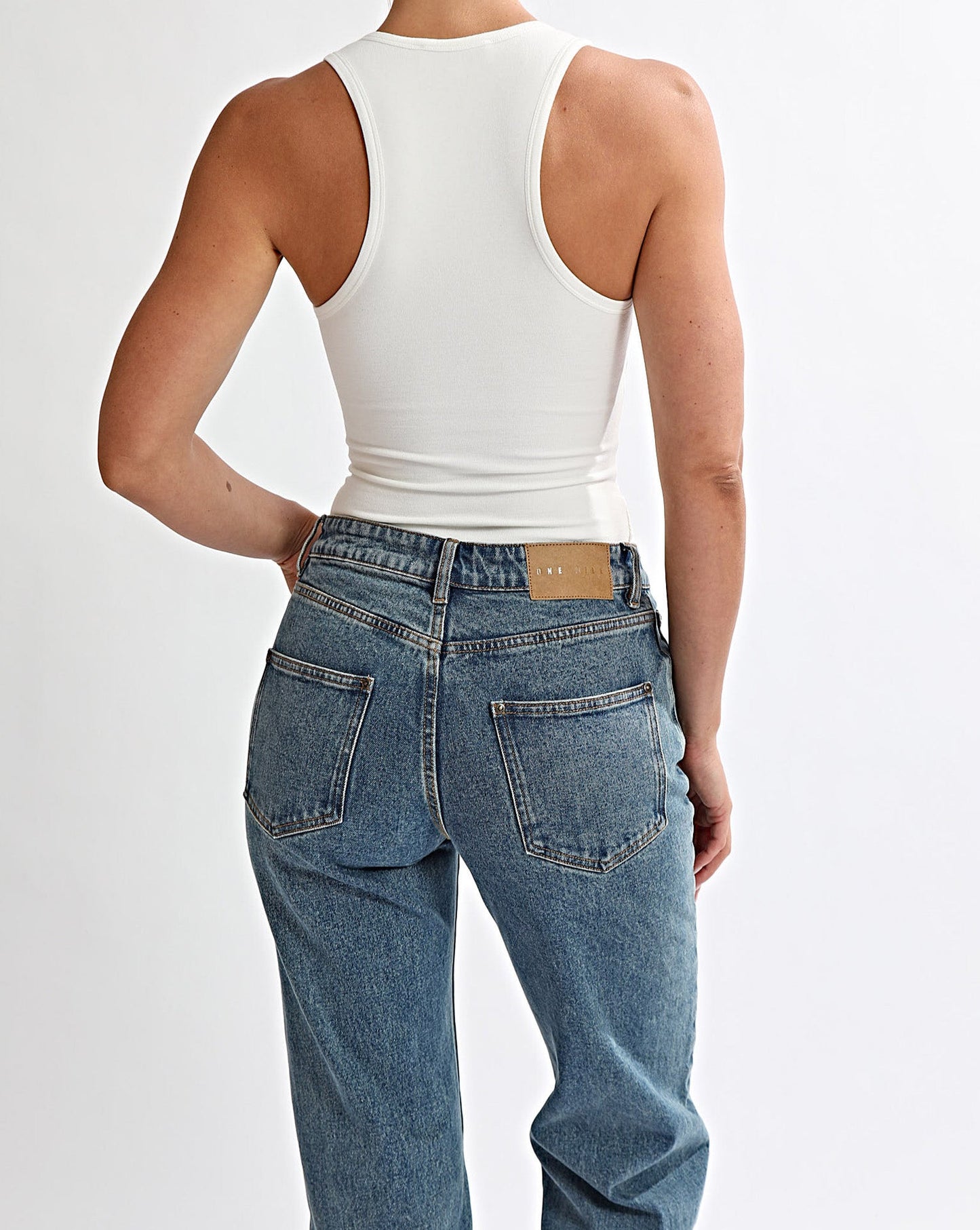 Layton Jeans Classic Blue Cropped