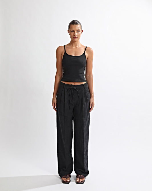 Helena Trousers Black Regular/Tall