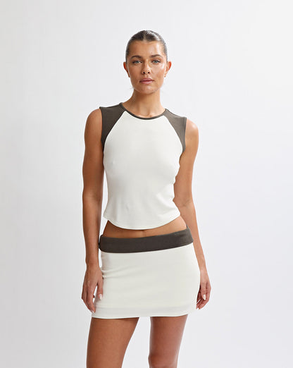Charlie Mini Skirt Cream