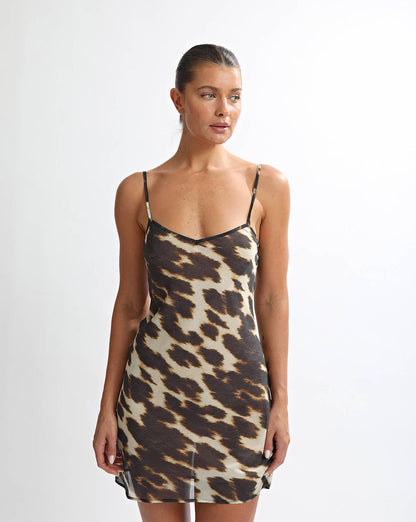 Nadia Mini Dress Animal