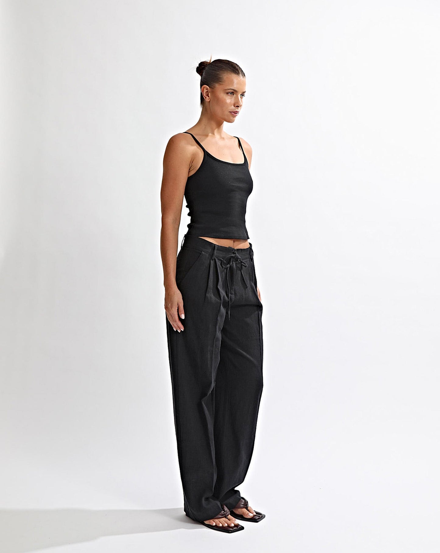 Helena Trousers Black Regular/Tall