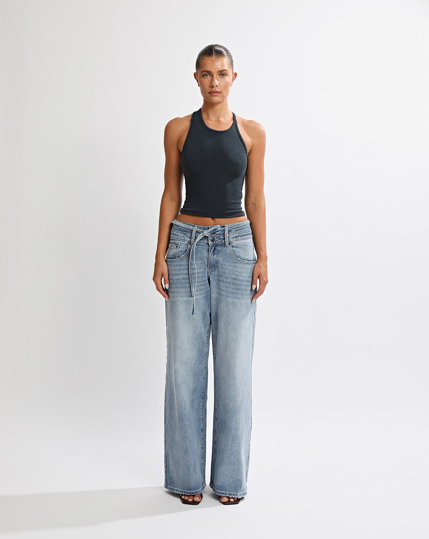 Rhea Tank Navy