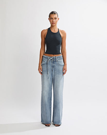 Rhea Tank Navy