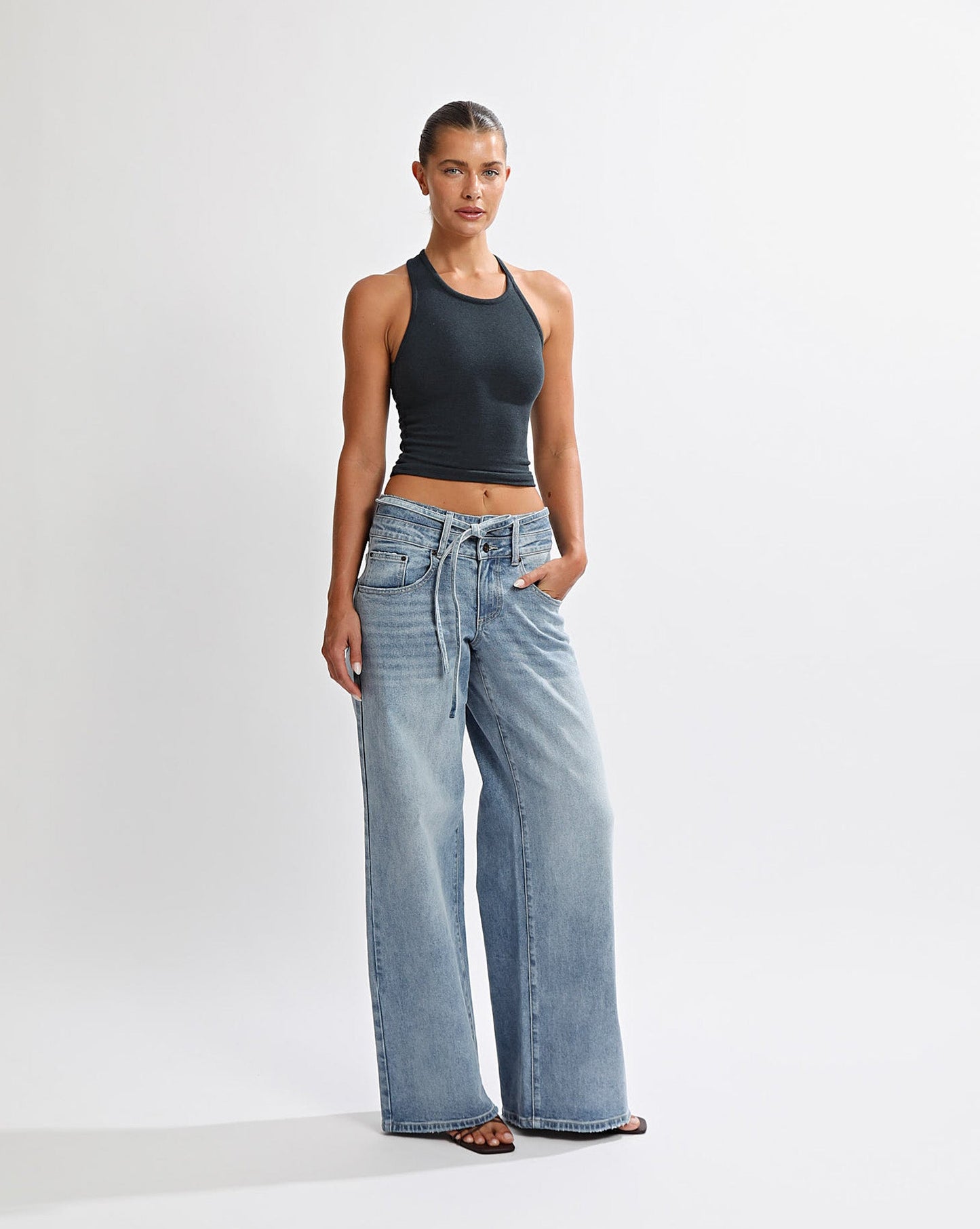 Rhea Tank Navy