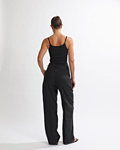 Helena Trousers Black Regular/Tall