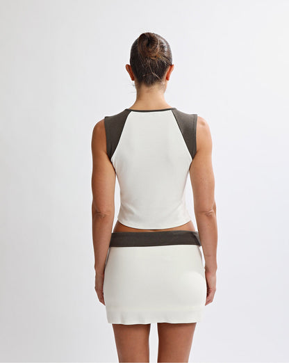 Charlie Mini Skirt Cream