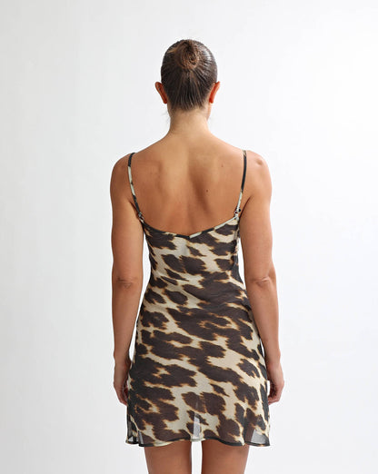 Nadia Mini Dress Animal