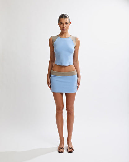 Charlie Mini Skirt Azzure