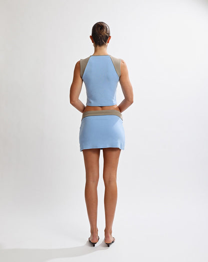 Charlie Mini Skirt Azzure