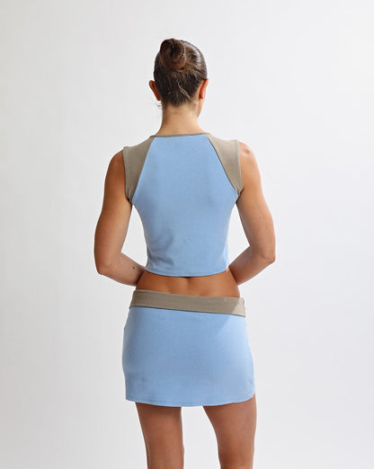 Charlie Mini Skirt Azzure