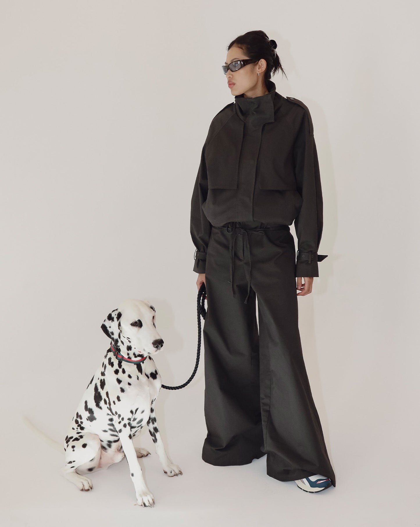 Harper Funnel Neck Jacket Steel