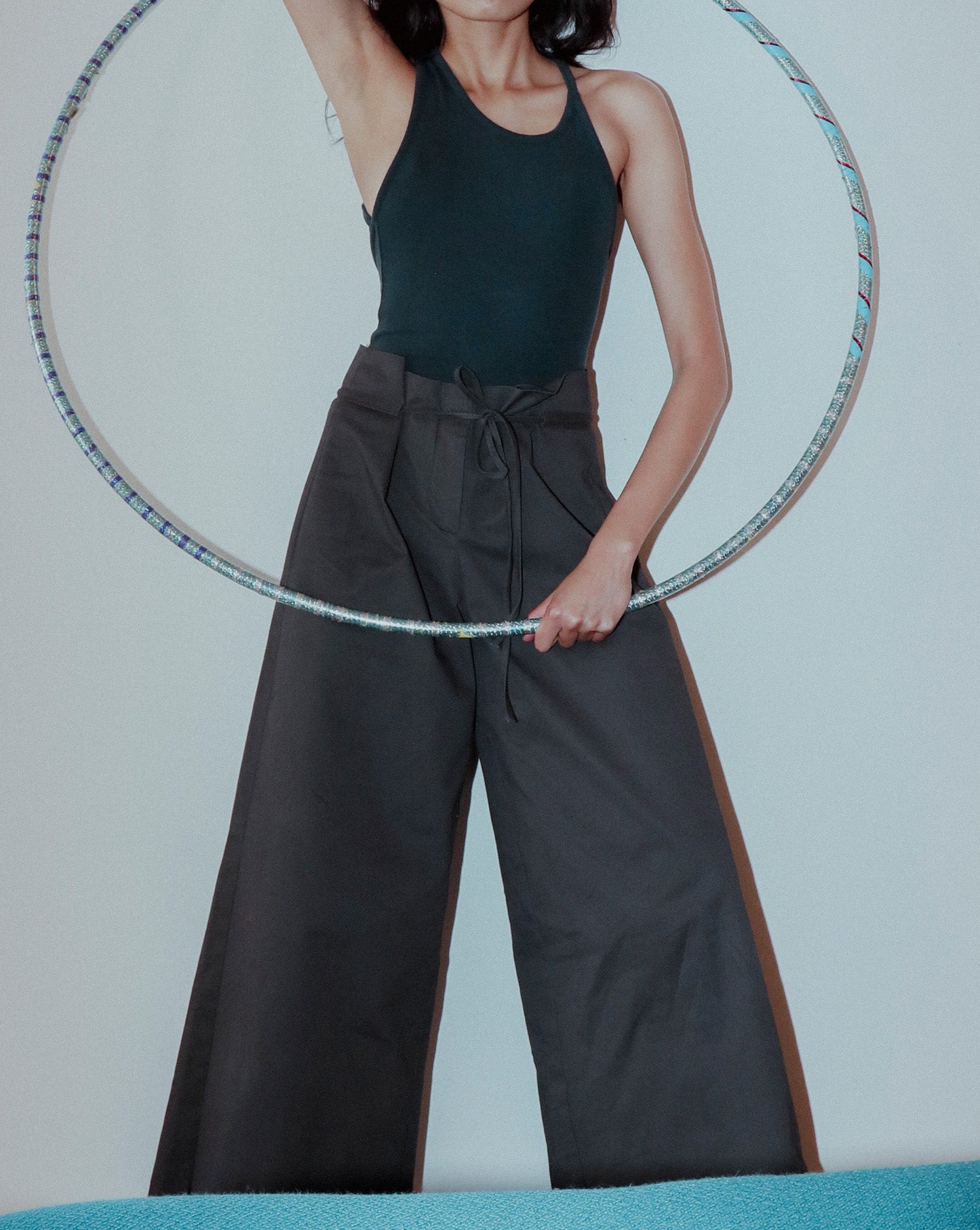Harper Trousers Steel Cropped