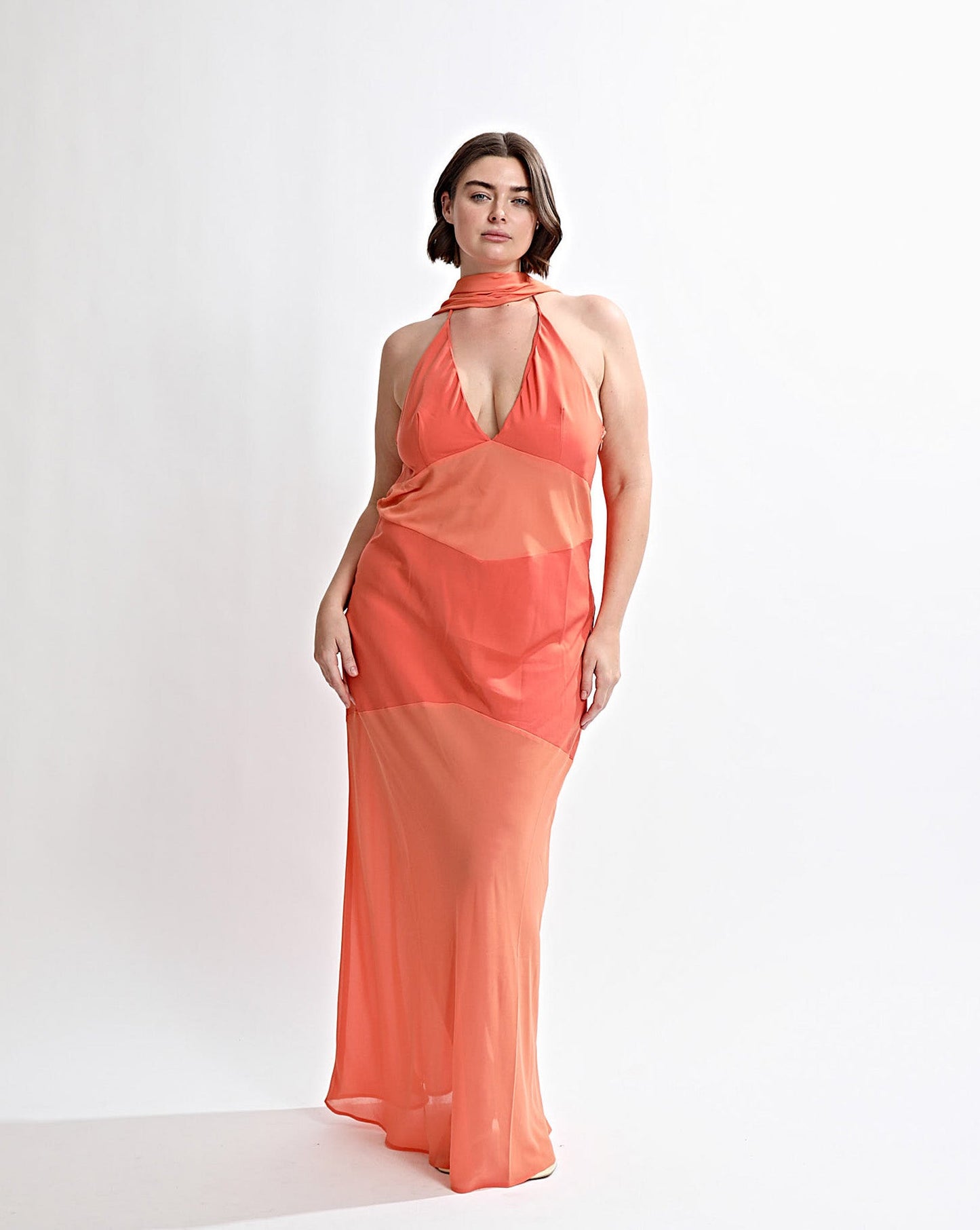 Eryn Maxi Dress Coral