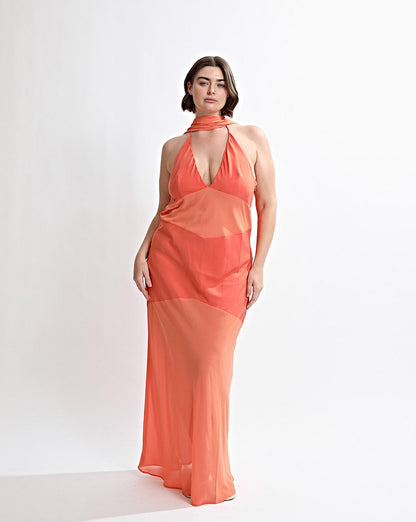 Eryn Maxi Dress Coral