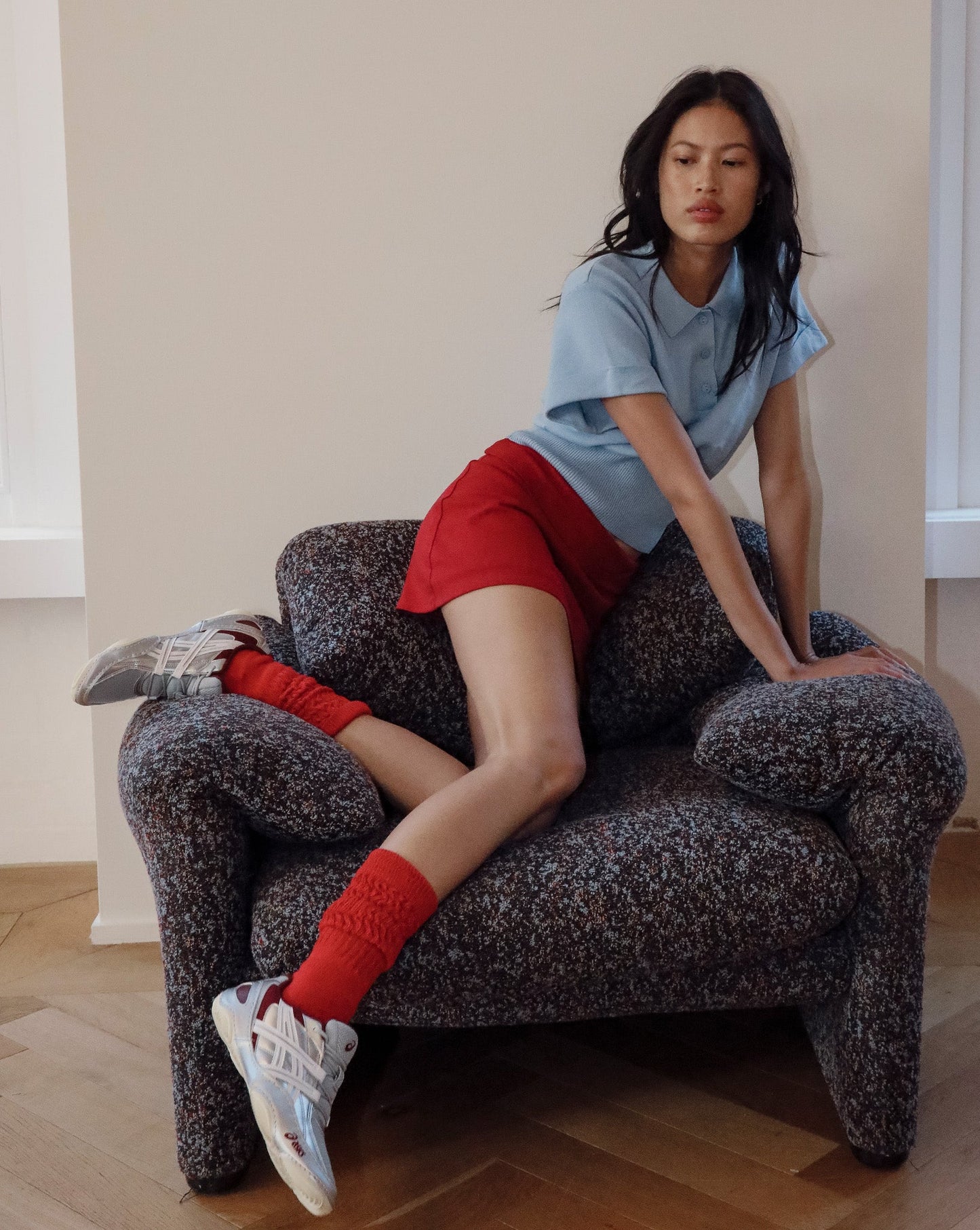 Blaire Knit Top Azzure