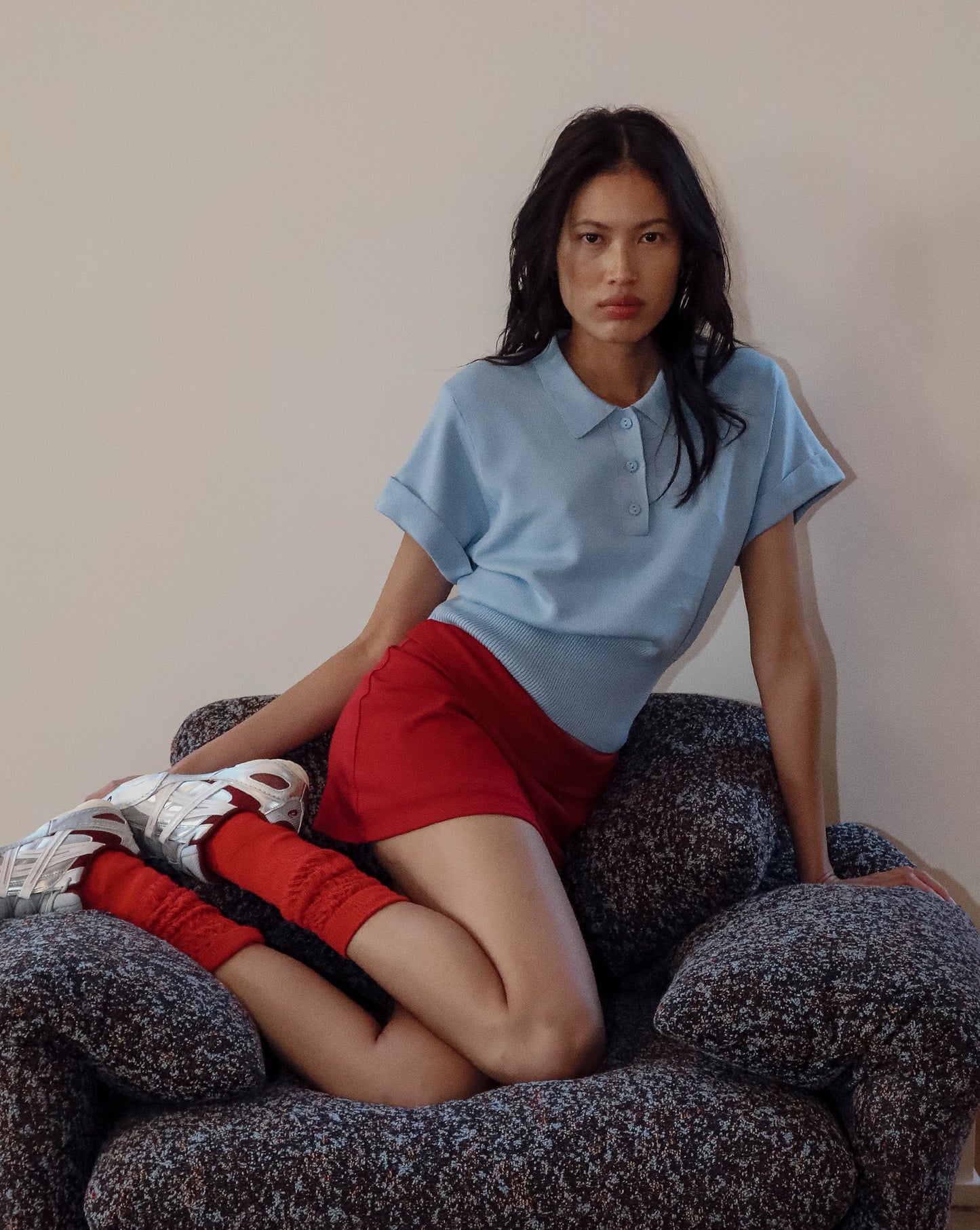 Blaire Knit Top Azzure