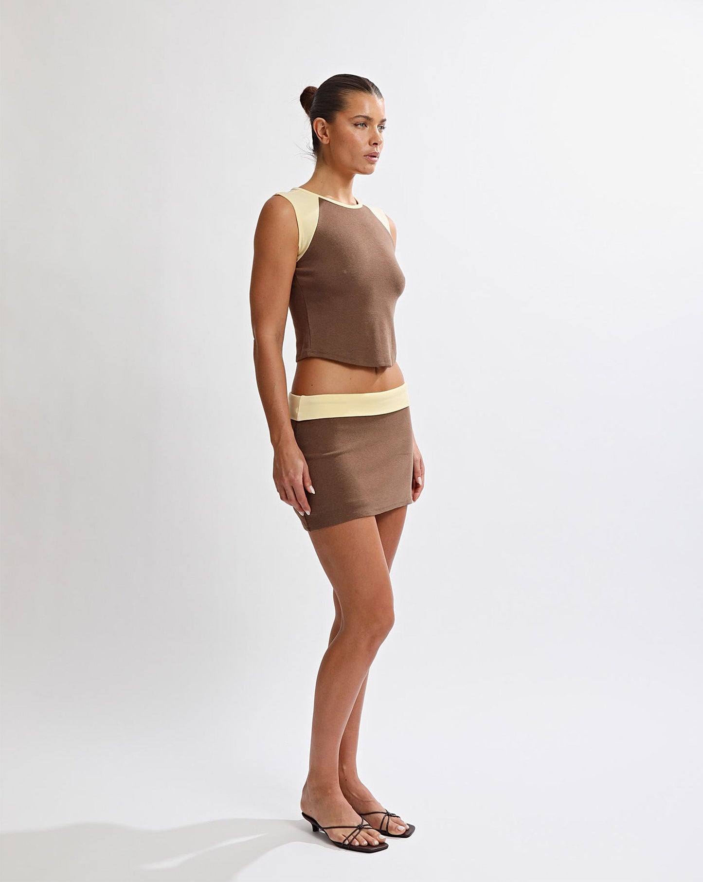 Charlie Mini Skirt Mocha