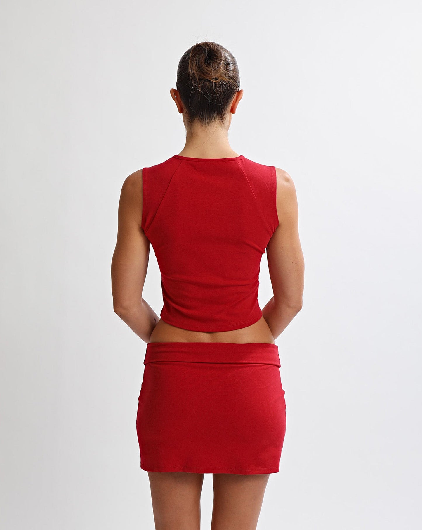 Charlie Mini Skirt Red