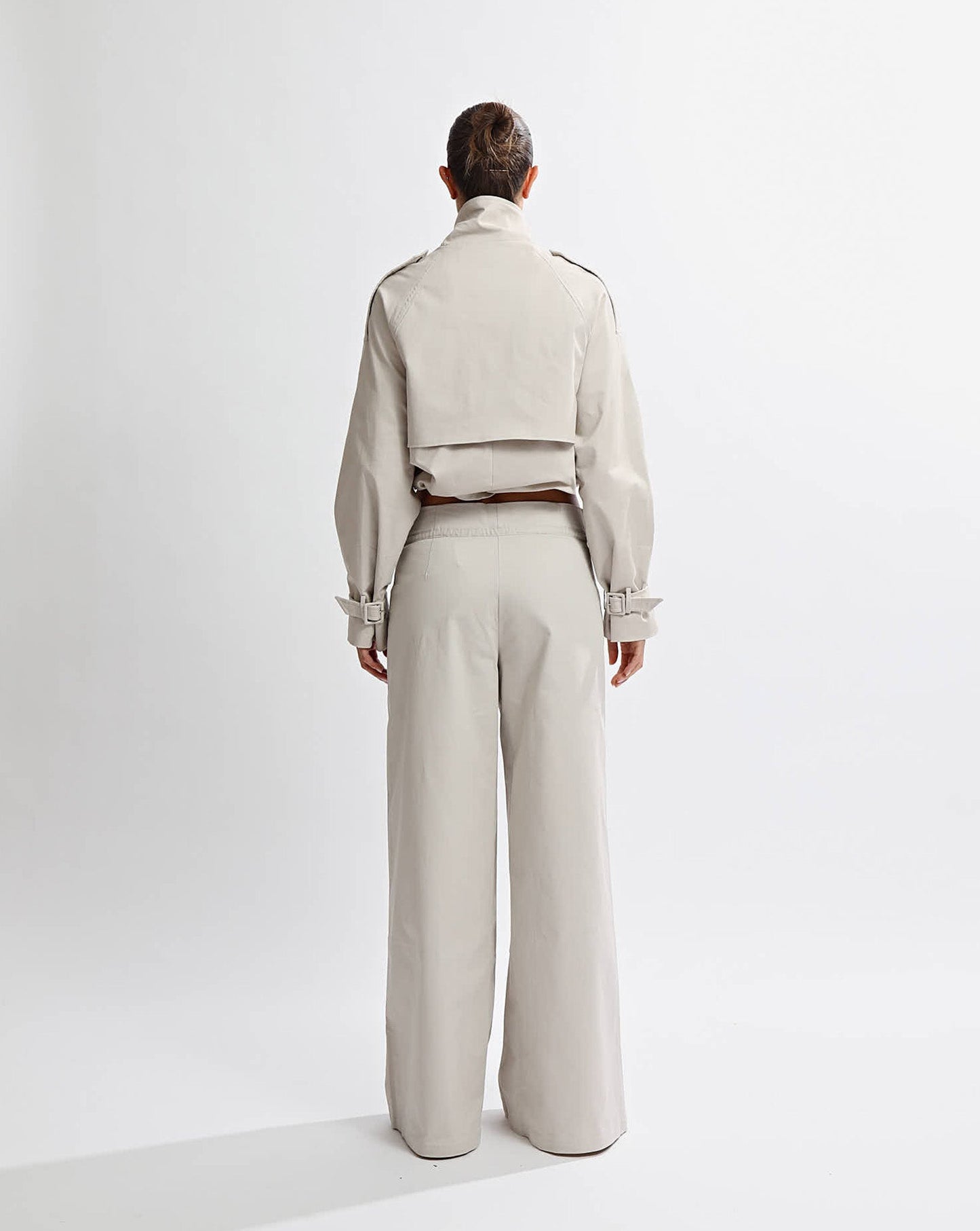 Harper Trousers Almond Cropped