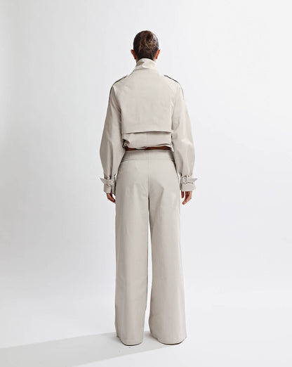 Harper Trousers Almond Cropped