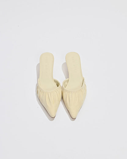 Darcey Heel Pale Yellow