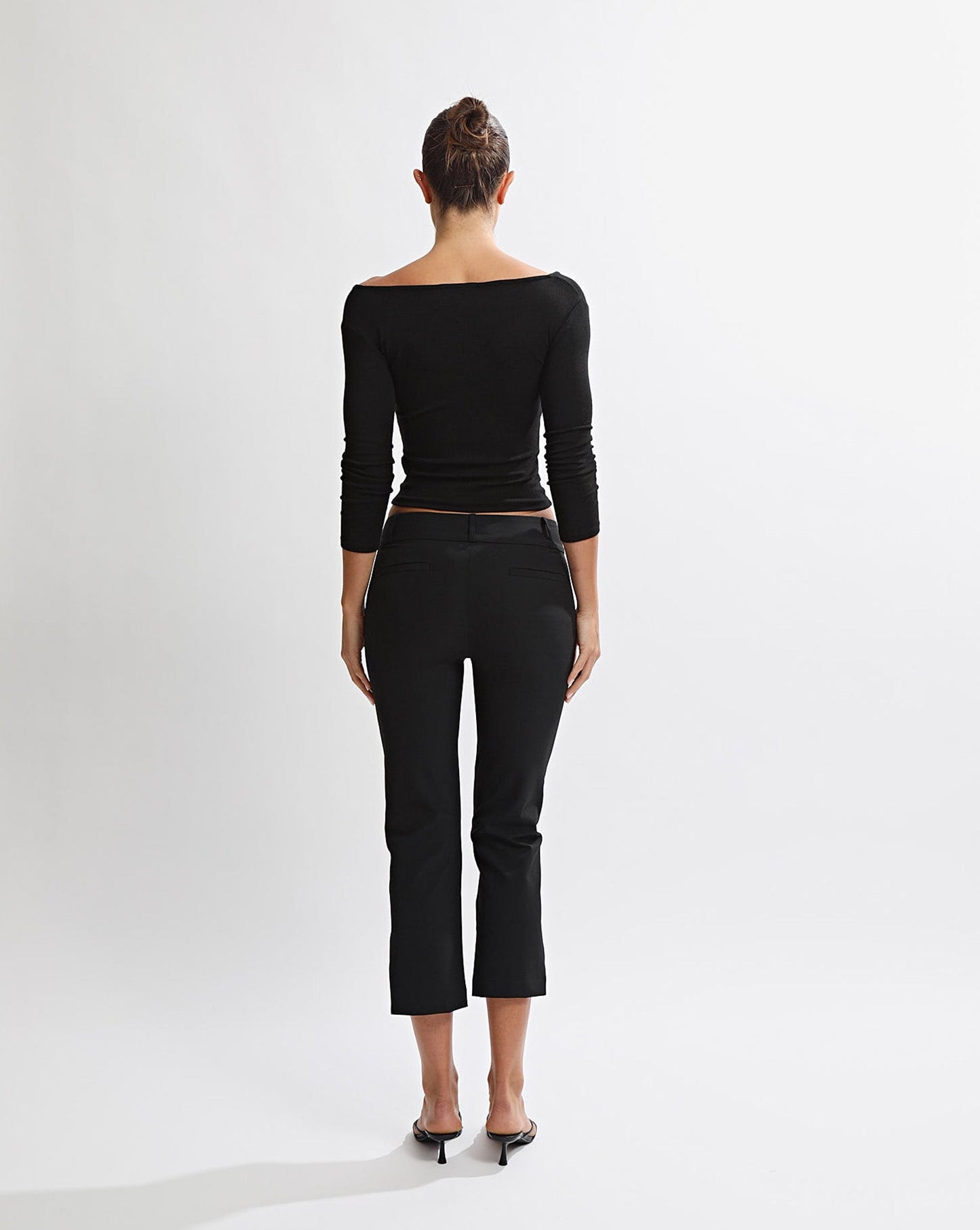 Miranda Capri Trousers Black Regular/Tall