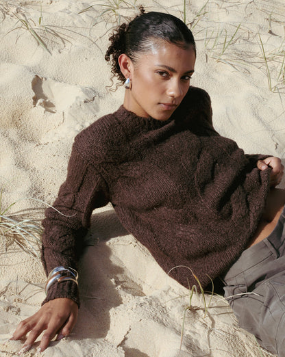 Bambi Knit Jumper Chocolate