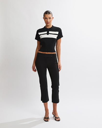 Miranda Capri Trousers Black Regular/Tall